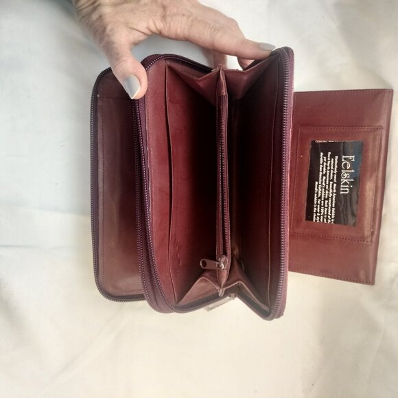 Vintage Eel Skin Leather Wallet - Picture 6 of 8